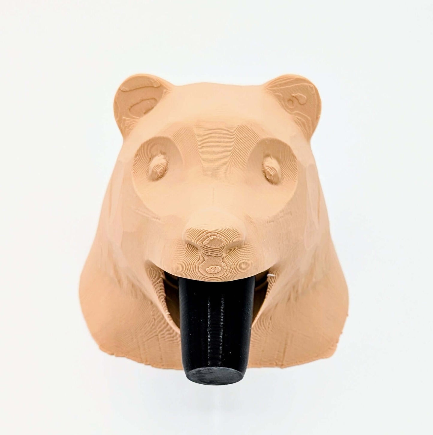 Bear wine stopper with a charming bear head design, perfect for sealing and preserving opened wine bottles.