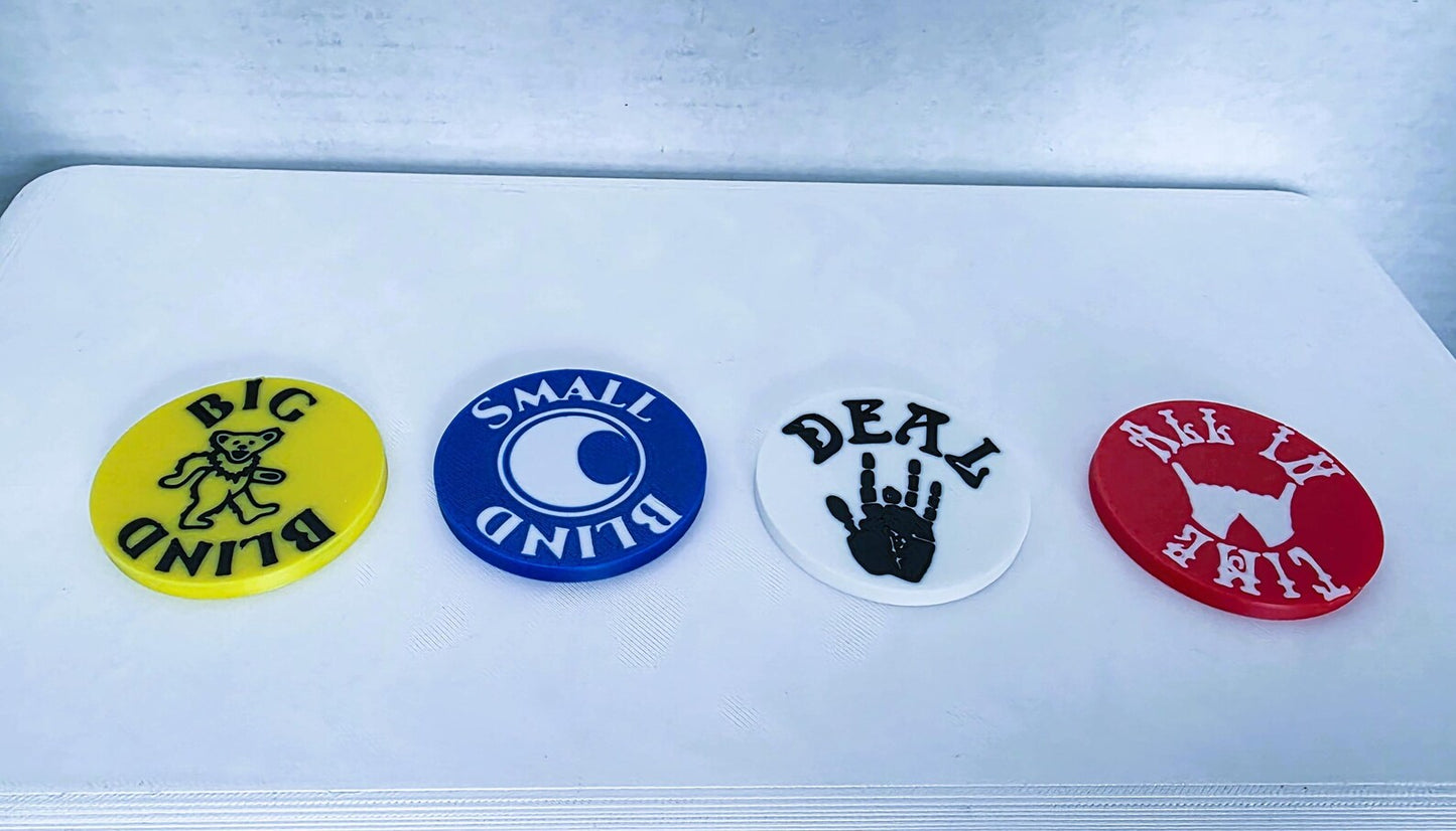 Jam Band Poker Chips That Spin