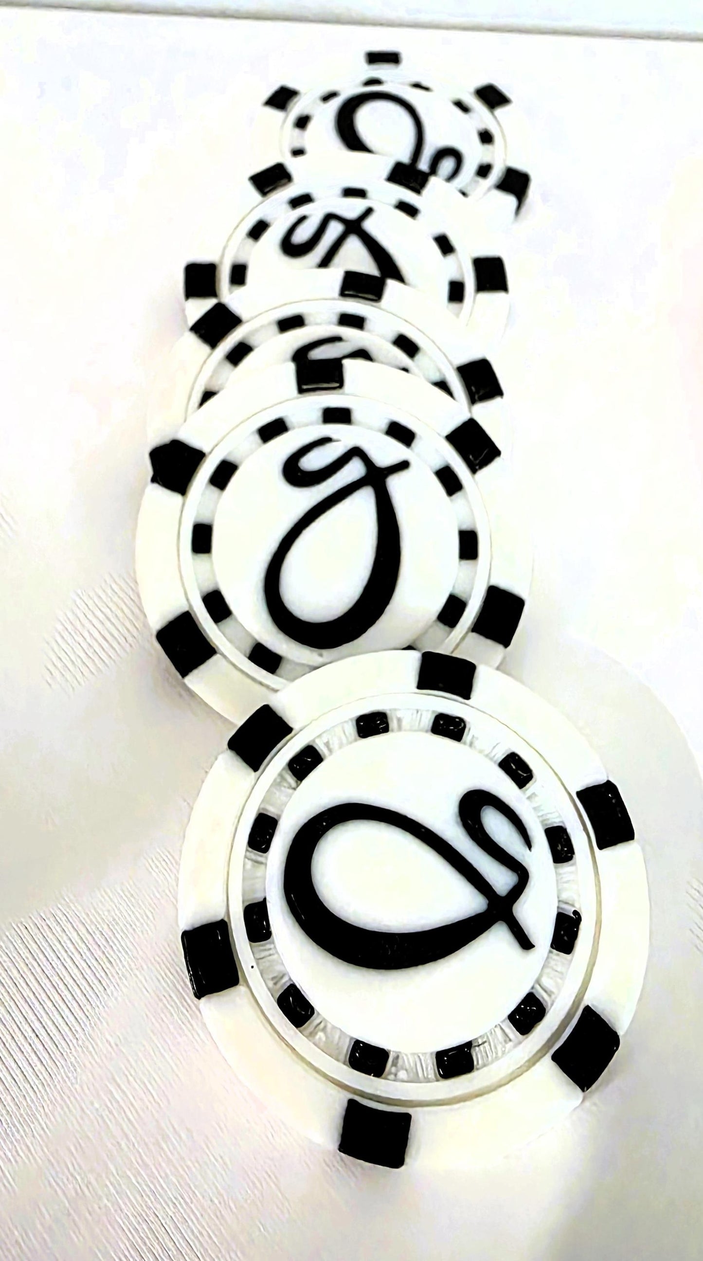 Jam Band Poker Chips That Spin